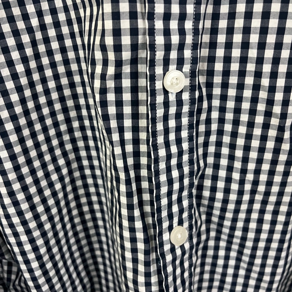 UNTUCKit‎ Men's Central Otago Checked Blue White Button Down Shirt- Size Large - Picture 5 of 7